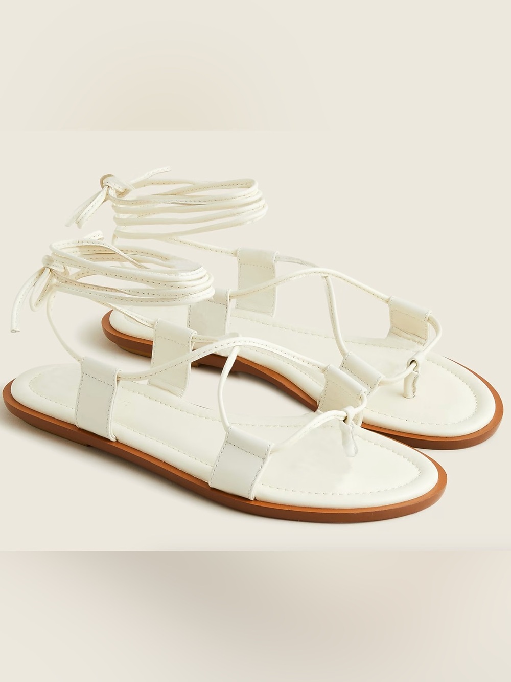 J. Crew sorrento lace up gladiator sandals